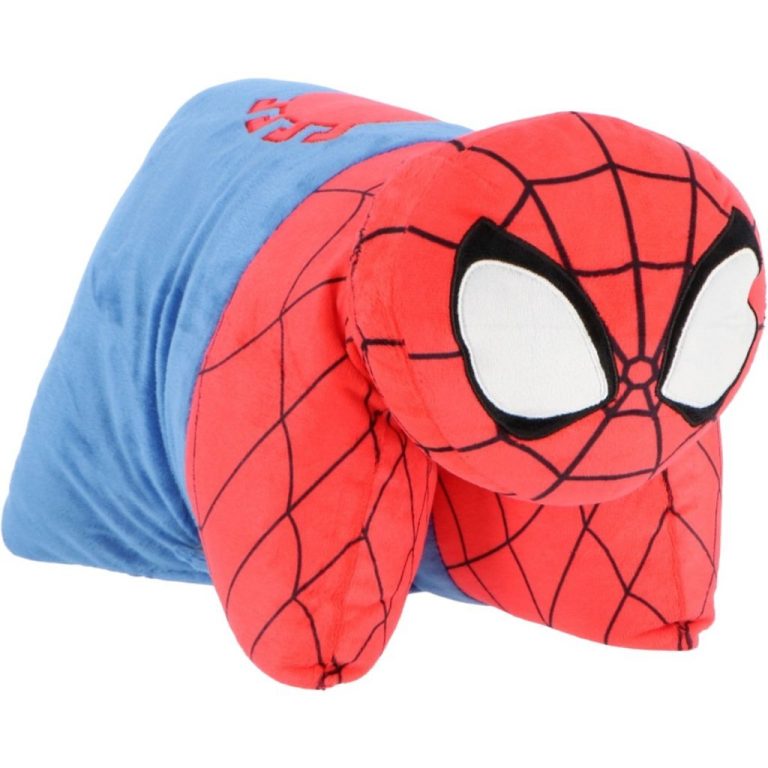 Spiderman Knuffelkussen 45x28 cm Blauw/Rood | Kopen bij Flickmyhouse