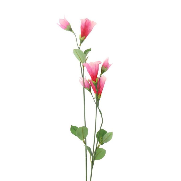 Kunstbloem Campanula 60 cm Licht Roze/Zijde | Kopen bij Flickmyhouse