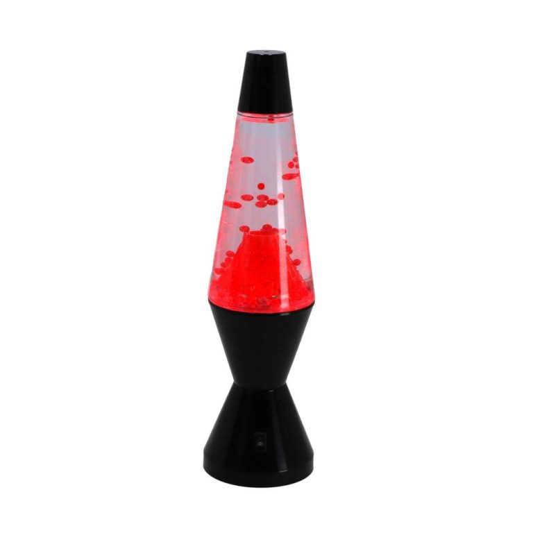 Lava Lamp Vulkaan Zwart/Rood | Kopen bij Flickmyhouse