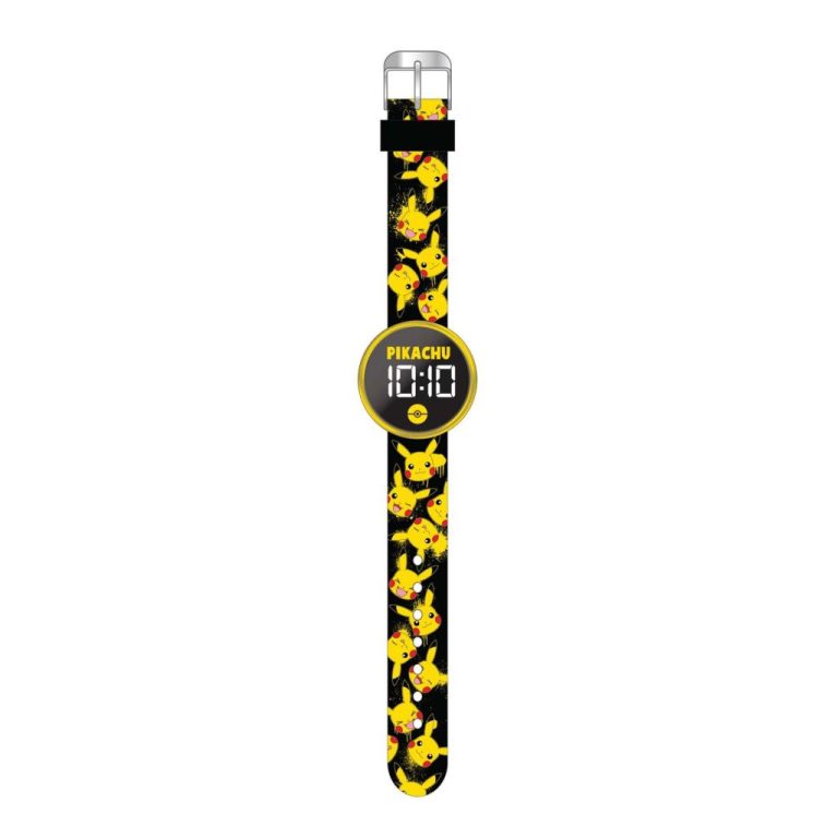 Accutime Pok&eacute;mon LED Horloge Rond | Kopen bij Flickmyhouse
