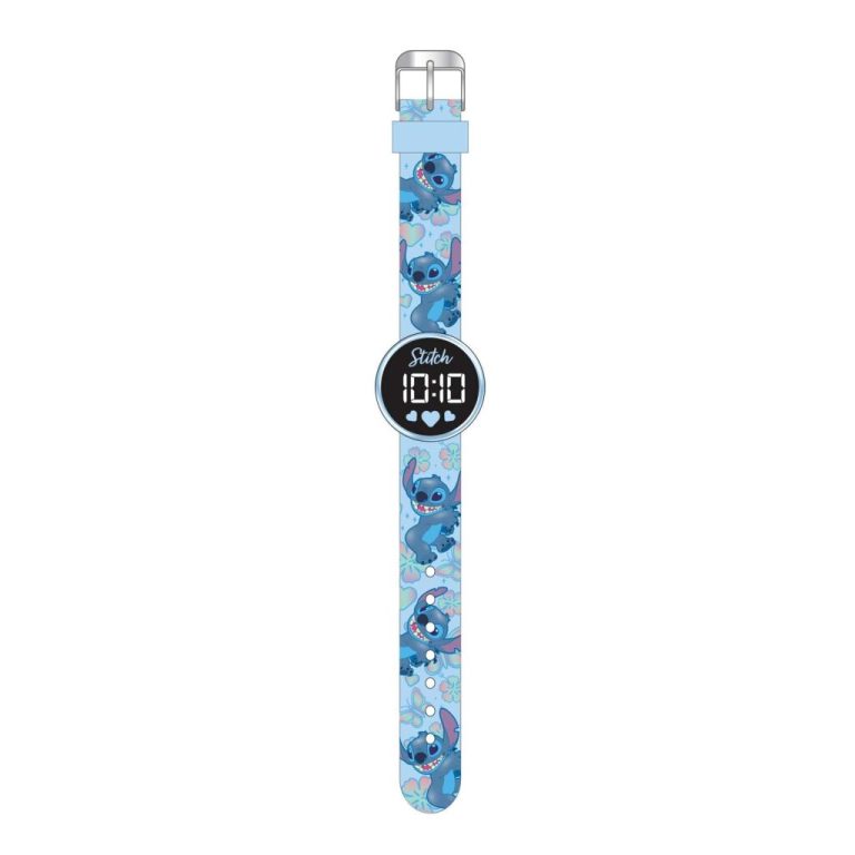 Accutime Disney Stitch LED Horloge Rond | Kopen bij Flickmyhouse