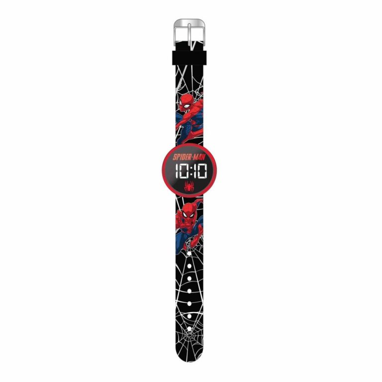 Accutime Spiderman LED Horloge Rond | Kopen bij Flickmyhouse
