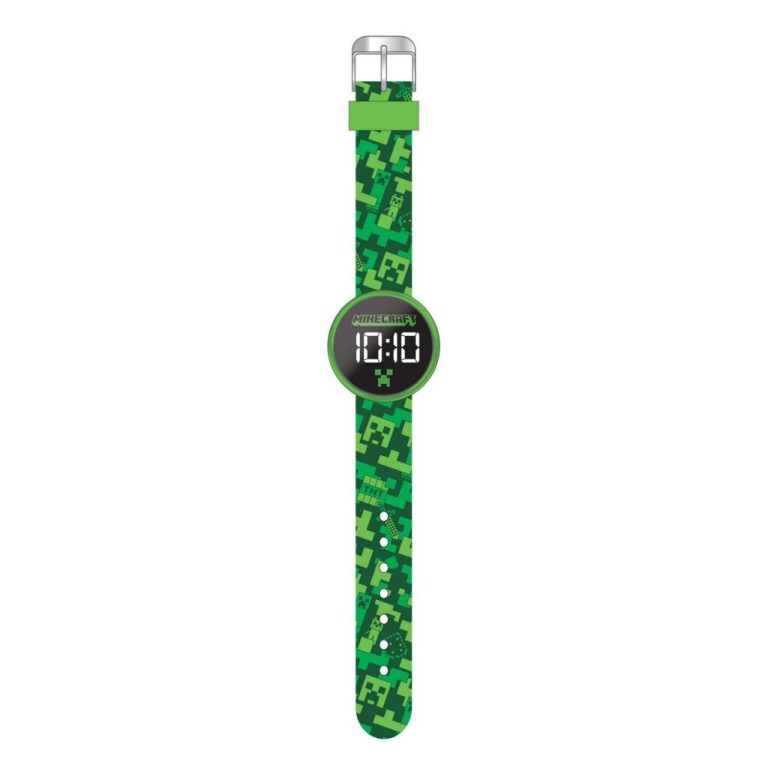 Accutime Minecraft LED Horloge Rond | Kopen bij Flickmyhouse