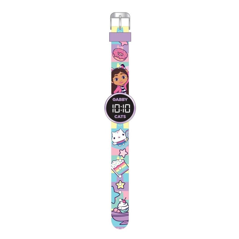Accutime Gabby's Dollhouse LED Horloge Rond | Kopen bij Flickmyhouse