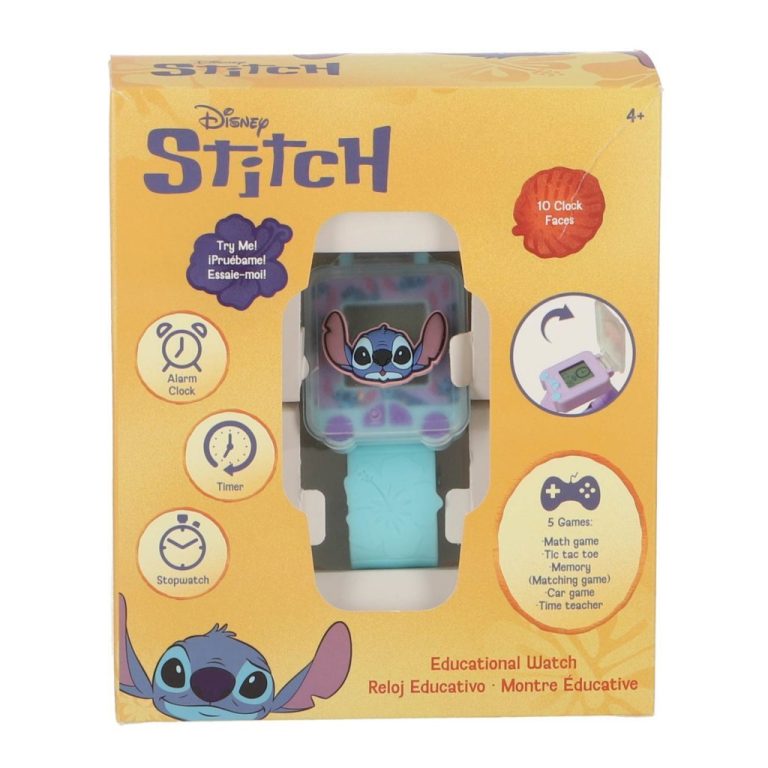 Disney Stitch Speel en Leer Horloge Lichtblauw | Kopen bij Flickmyhouse