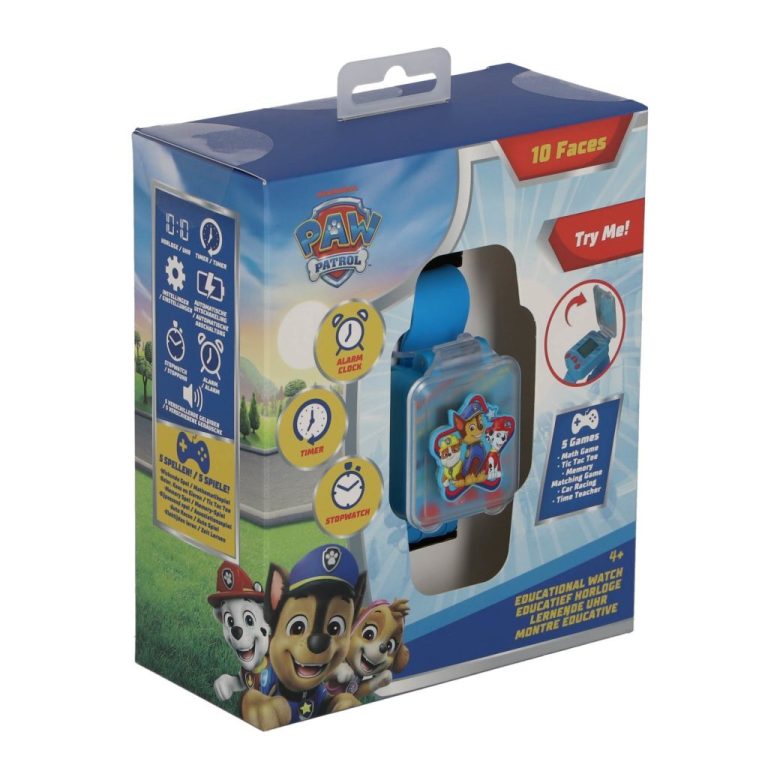 Paw Patrol Speel en Leer Horloge Blauw | Kopen bij Flickmyhouse