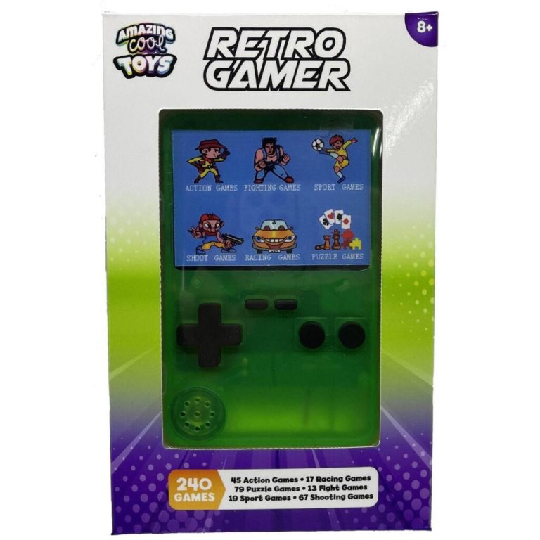 Amazing Cool Retro Gamer Transparant Groen | Kopen bij Flickmyhouse