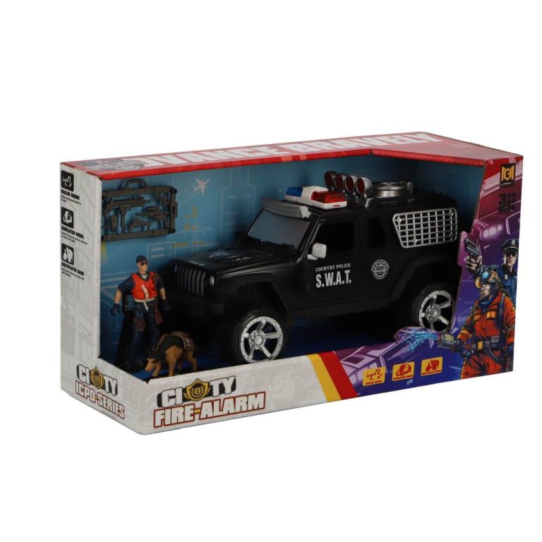 Politieauto Speelset + Licht en Geluid | Kopen bij Flickmyhouse