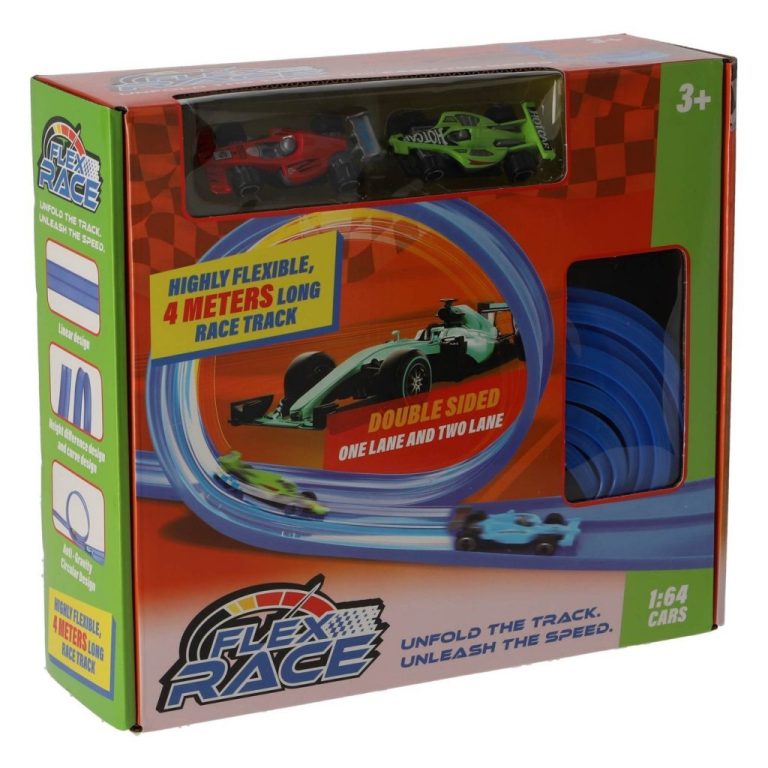 Flexibele Racebaan 400 cm Blauw | Kopen bij Flickmyhouse