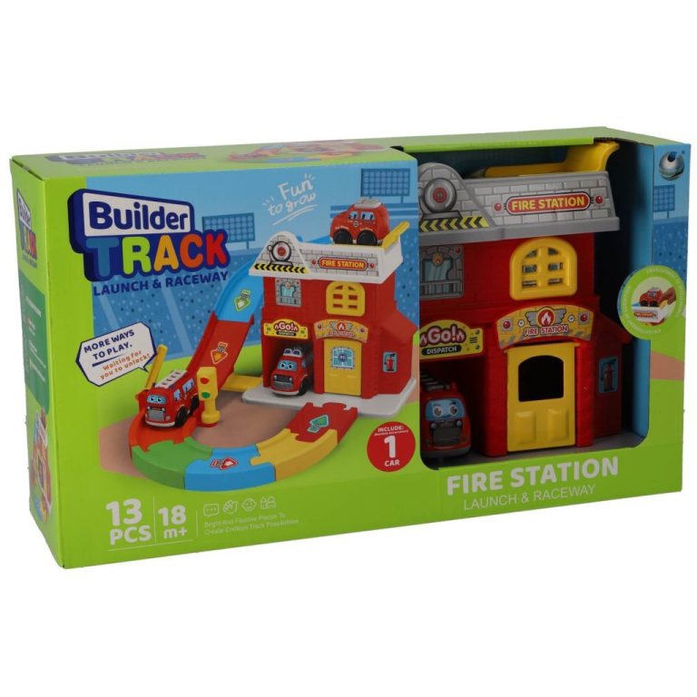 Builder Track Brandweerkazerne + Voertuig | Kopen bij Flickmyhouse