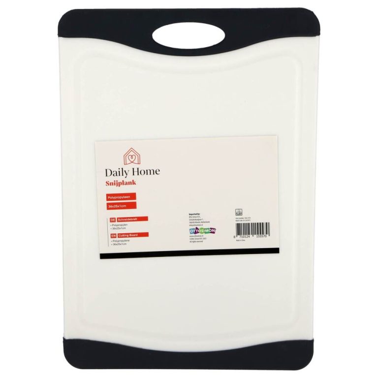 Daily Home Snijplank 36.8x25.5 cm Zwart/Wit | Kopen bij Flickmyhouse