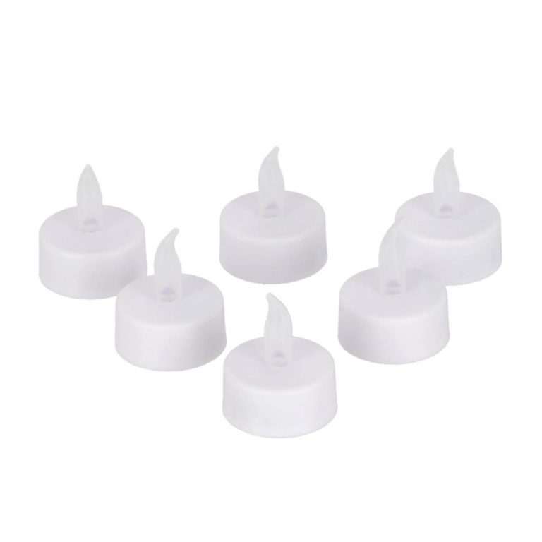 Daily Home LED Theelichten 3.8 cm 6 Stuks Wit | Kopen bij Flickmyhouse