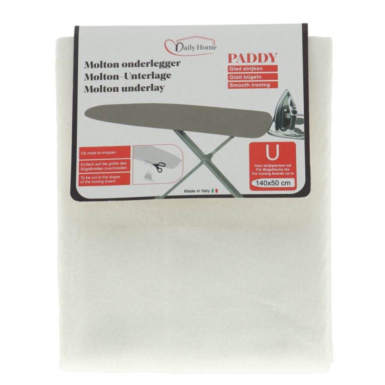 Daily Home Strijkmolton Paddy U 140x50 cm Wit | Kopen bij Flickmyhouse
