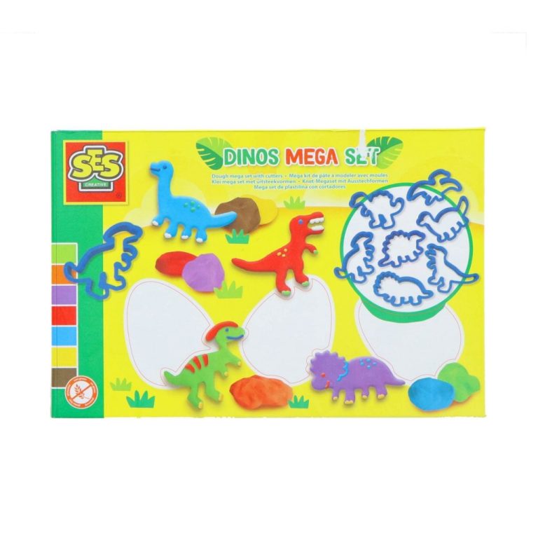 SES Creative Dino Mega Klei Set | Kopen bij Flickmyhouse