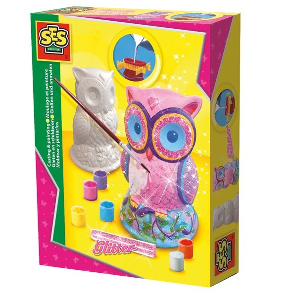 SES Creative 01285 Gieten en Schilderen Uil | Kopen bij Flickmyhouse