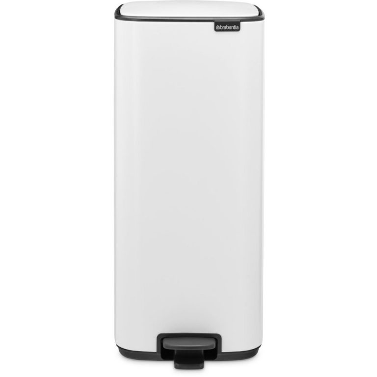 Brabantia Bo Pedaalemmer 30L Wit | Kopen bij Flickmyhouse
