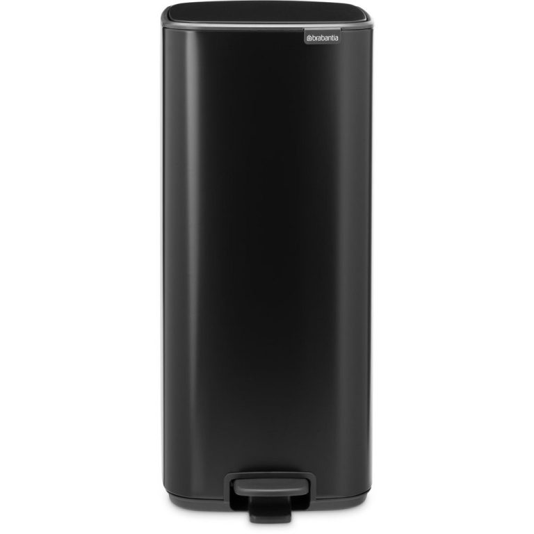 Brabantia Bo Pedaalemmer 30L Matt Zwart | Kopen bij Flickmyhouse