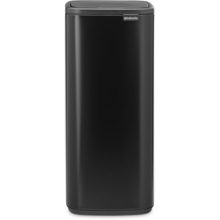 Brabantia Bo Touch Bin Afvalemmer 30L Matt Zwart | Kopen bij Flickmyhouse