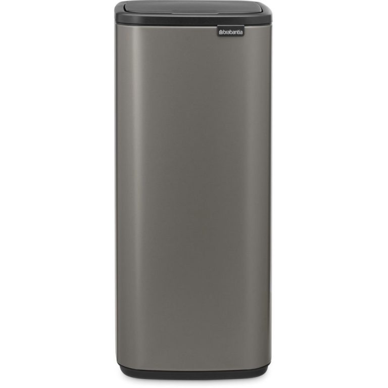 Brabantia Bo Touch Bin Afvalemmer 30L Platinum | Kopen bij Flickmyhouse