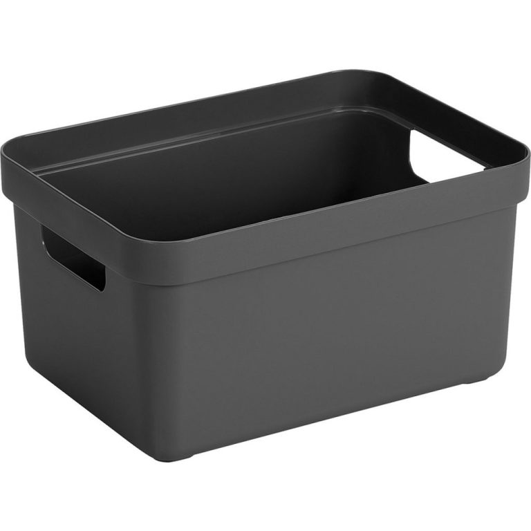 Sunware Sigma Home Opbergbox 5L 25.2x17.5x12.2 cm Antraciet | Kopen bij Flickmyhouse