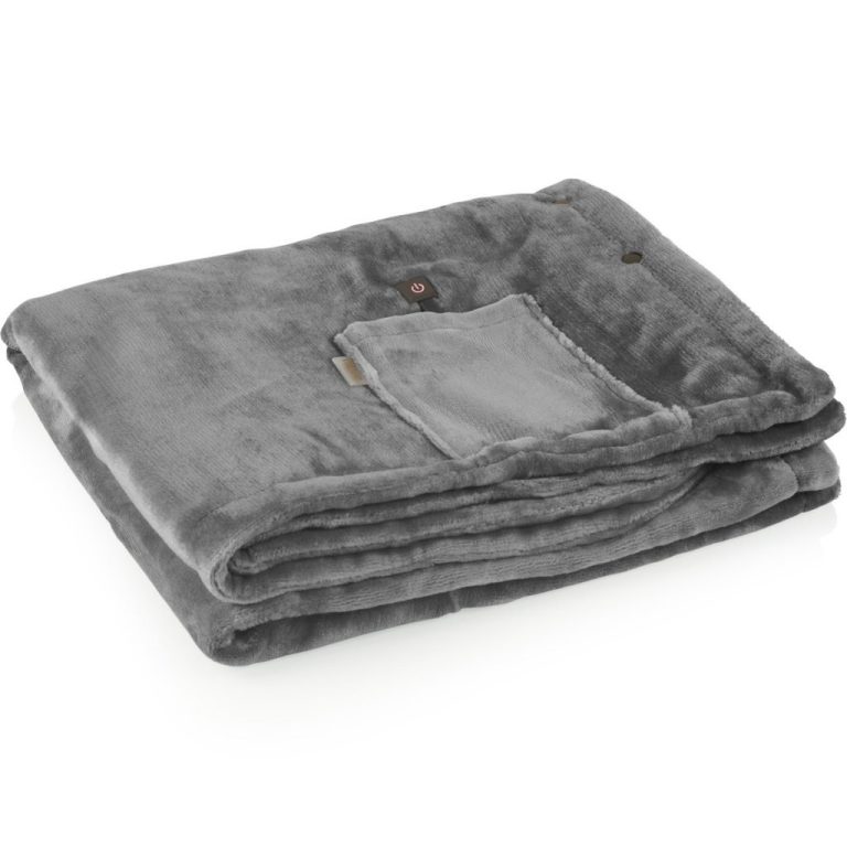 Tristar BW-4788 Draadloos Warmtedeken 150x80 cm Grijs/Fleece | Kopen bij Flickmyhouse