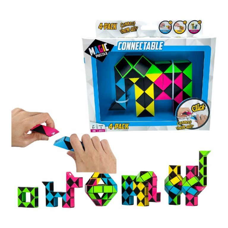 Magic Puzzle Connectable 4-Pack | Kopen bij Flickmyhouse