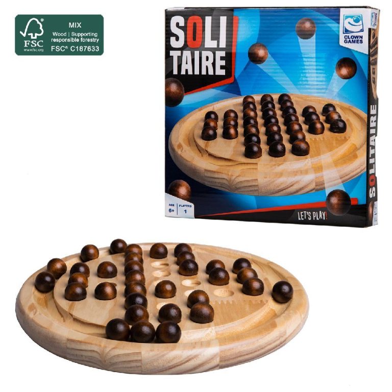 Clown Games Solitaire Hout | Kopen bij Flickmyhouse