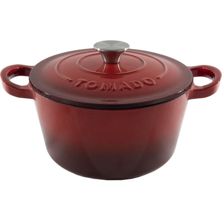 Tomado Gietijzeren Braadpan 24 cm Rood | Kopen bij Flickmyhouse