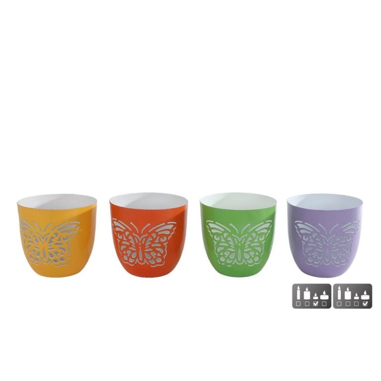 Metalen Theelichthouder Vlinder Assorti | Kopen bij Flickmyhouse