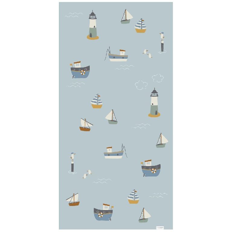 Little Dutch Sailors Bay Strandlaken 60x120 cm Lichtblauw | Kopen bij Flickmyhouse