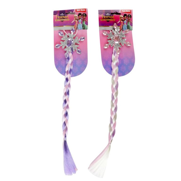 Princess Friends Haarvlecht aan Elastiek 40 cm Assorti | Kopen bij Flickmyhouse