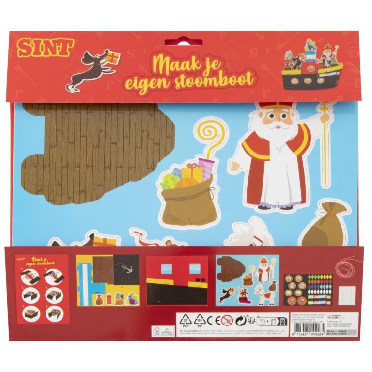 Sint Stoomboot Knutselset | Kopen bij Flickmyhouse