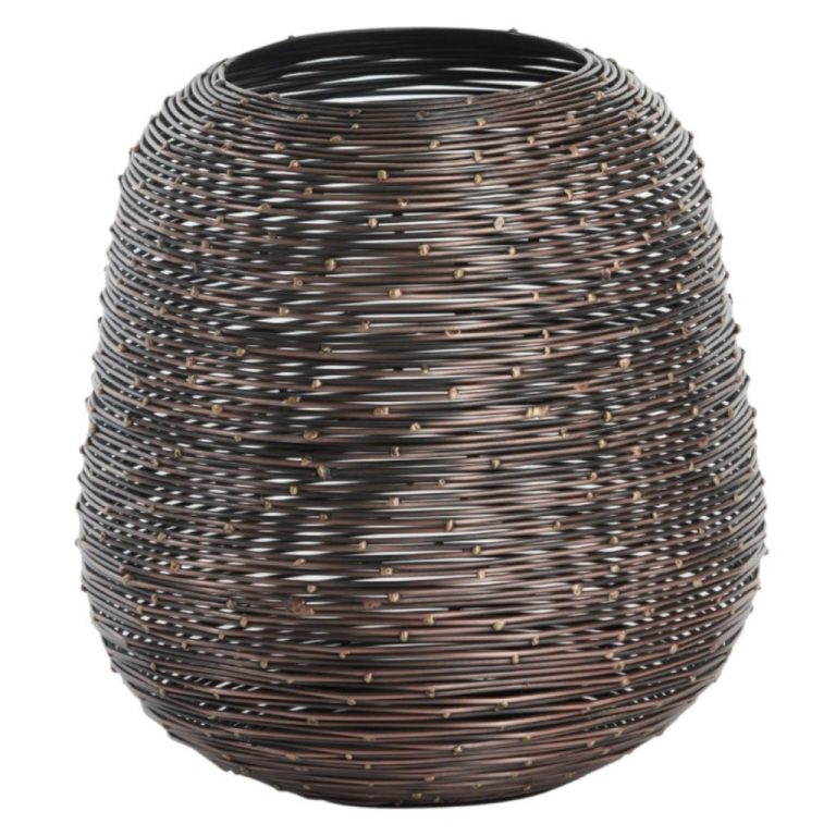 Light & Living Windlicht Esira Antique 18 cm Koper/Metaal | Kopen bij Flickmyhouse