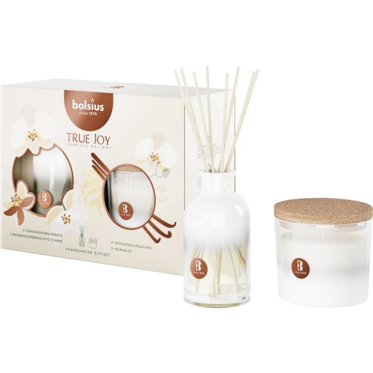 Bolsius Giftset True Joy Vanilla 2-delig | Kopen bij Flickmyhouse