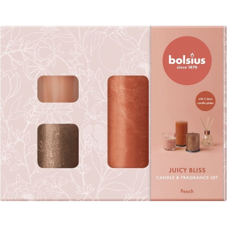 Bolsius Giftset Juicy Bliss Perzik 6-delig | Kopen bij Flickmyhouse