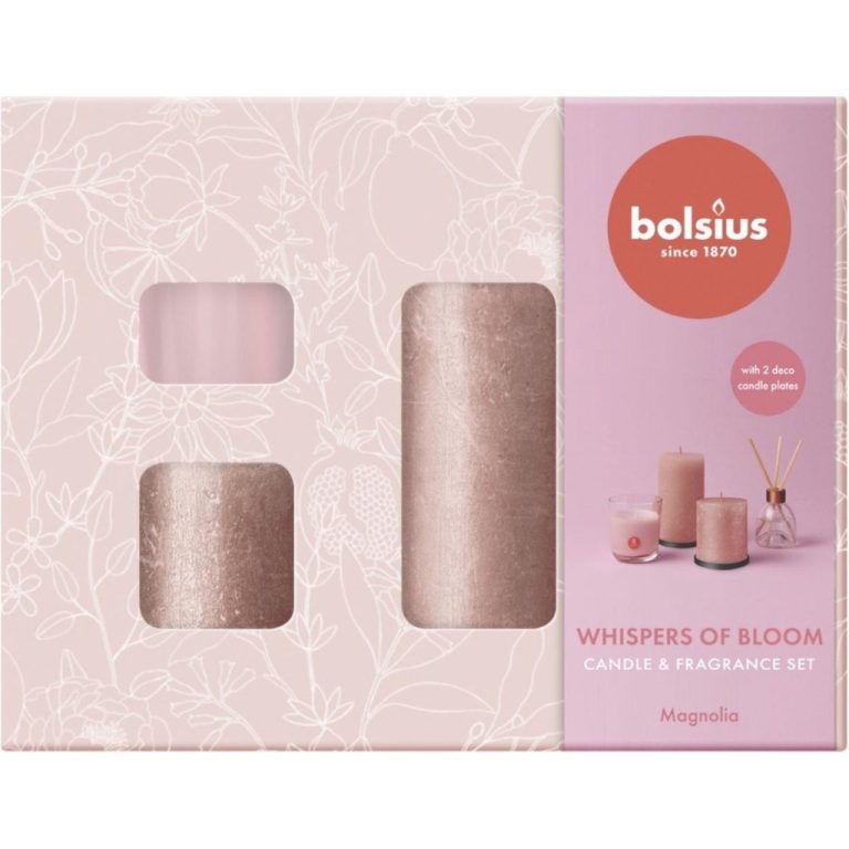 Bolsius Giftset Whispers of Bloom Magnolia 6-delig | Kopen bij Flickmyhouse