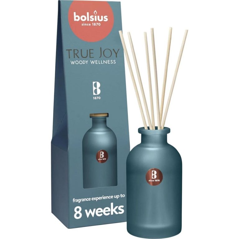 Bolsius True Joy Woody Wellness Geurstokjes 80 ml Blauw | Kopen bij Flickmyhouse