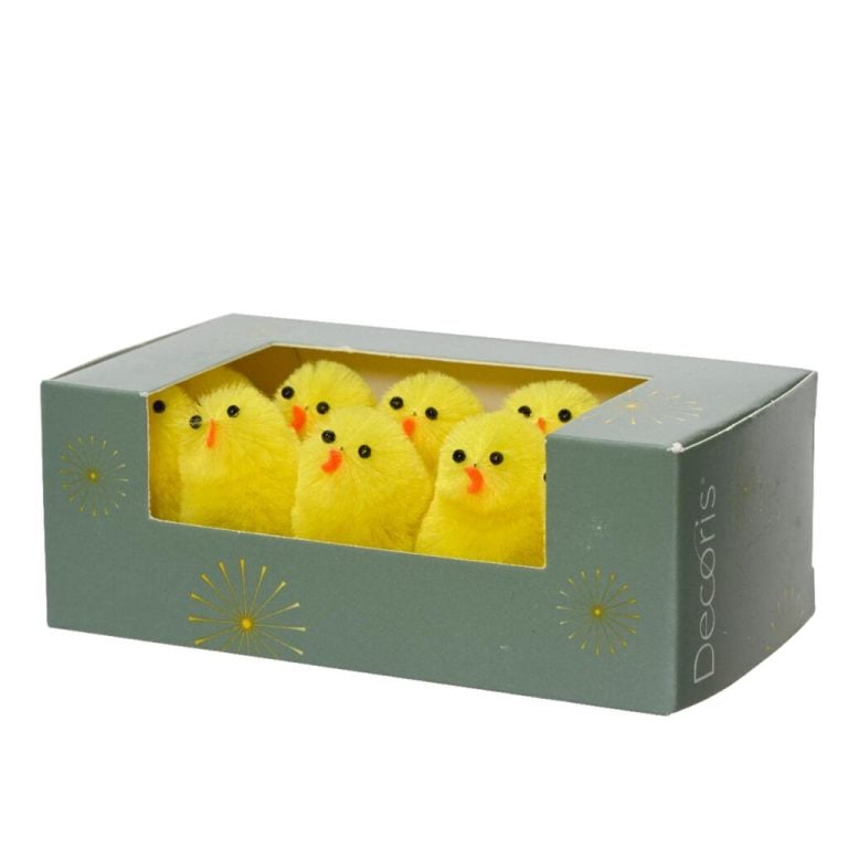 Decoris Decoratie Mini Kuikentjes 5 cm 10 Stuks Geel | Kopen bij Flickmyhouse