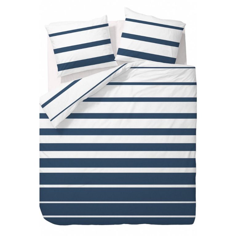 Ten Cate Dekbedovertrek Celia Summer 240x200-220 cm Katoen/Wit/Koningsblauw | Kopen bij Flickmyhouse