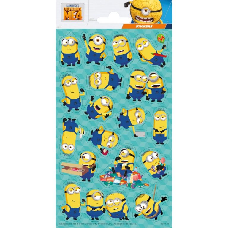 Minions Movie 4 Stickers | Kopen bij Flickmyhouse