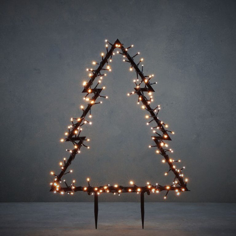 Luca Lighting Tuin Decoratie LED Boom 175 LEDs 53x1x75 cm Warm Wit Zwart | Kopen bij Flickmyhouse