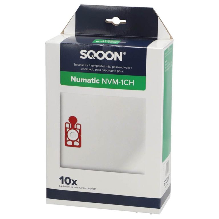 Sqoon Numatic NVM-1CH Stofzuigerzakken 10 Stuks | Kopen bij Flickmyhouse