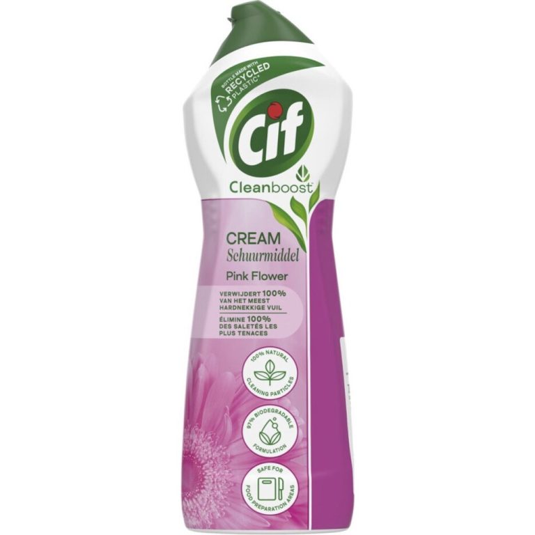 Cif Schuurmiddel Cream Pink Flower 750 ml | Kopen bij Flickmyhouse