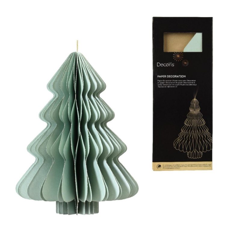 Decoris Papieren Boom 30x40 cm Mintgroen | Kopen bij Flickmyhouse