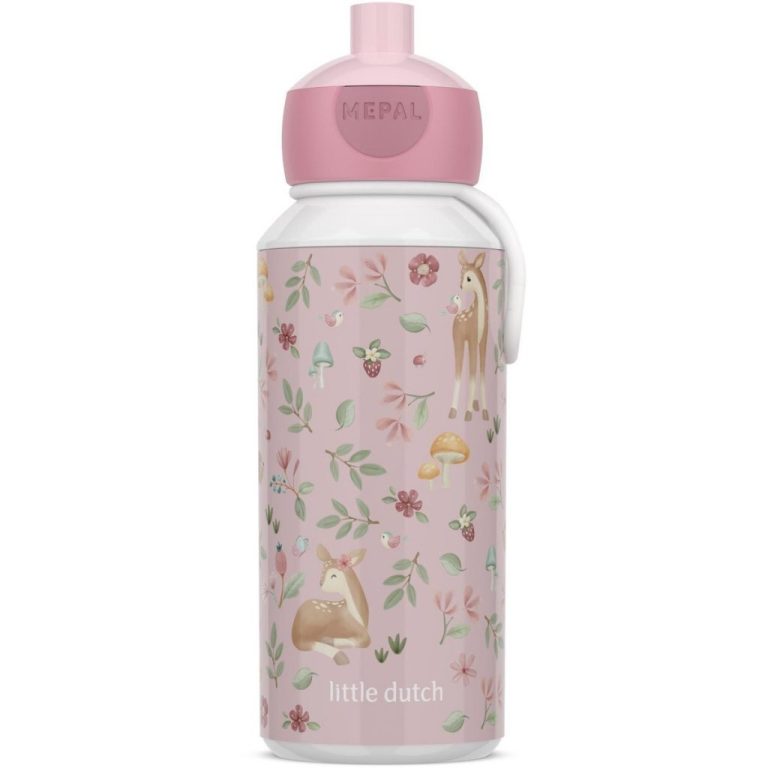 Mepal Pop-Up Drinkfles Little Dutch Fairy Garden 400 ml Roze | Kopen bij Flickmyhouse