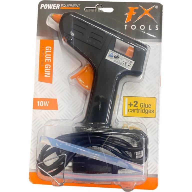 FX Tools Lijmpistool 10W + 2 Lijmstafjes Zwart | Kopen bij Flickmyhouse