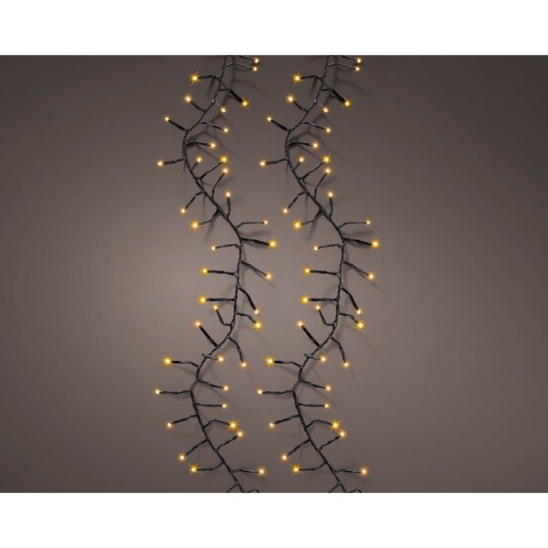 Lumineo LED Excellent Twinkle 960 LEDs 150 cm Zwart Warm Wit Licht | Kopen bij Flickmyhouse