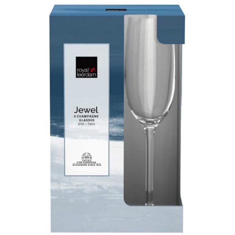 Royal Leerdam Champagneglazen Jewel 21 cl 4 Stuks | Kopen bij Flickmyhouse