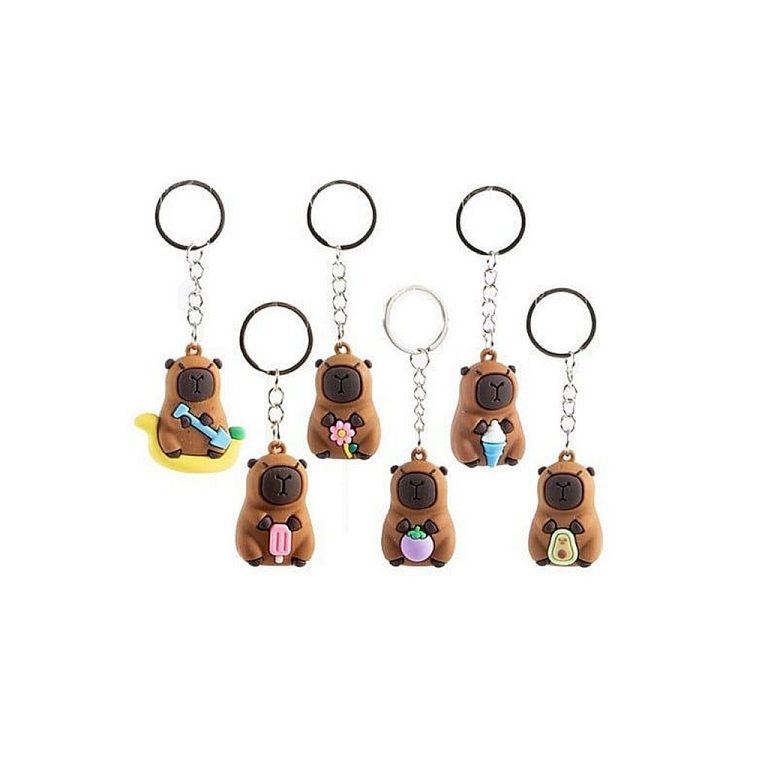 Sleutelhanger 3D Capybara Assorti | Kopen bij Flickmyhouse