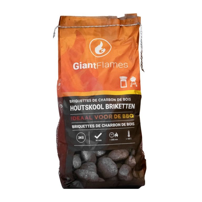 Giant Flames Houtskool 3 kg | Kopen bij Flickmyhouse